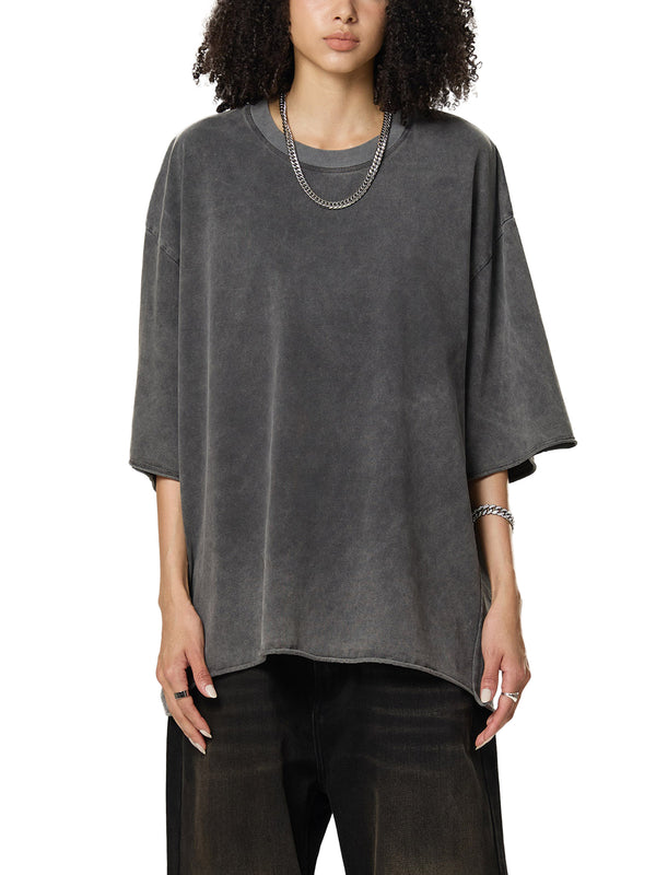 Raw Edge Box Tee