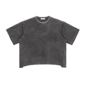 Raw Edge Snow Washed Boxy T-Shirt
