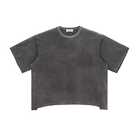 NAVA Raw Edge Box Tee isolated garment front view