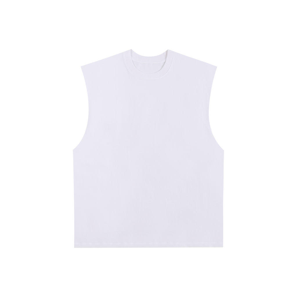 NAVA Essential Tank in White — original Tapstitch garment front view