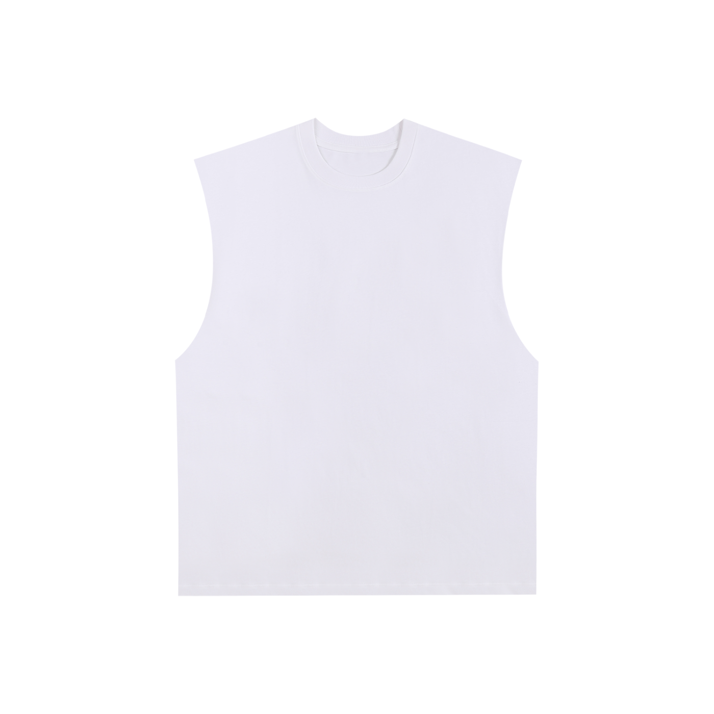 NAVA Essential Tank in White — original Tapstitch garment front view