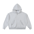 NAVA Full Cover Hoodie in Flower Gray — original Tapstitch garment front view