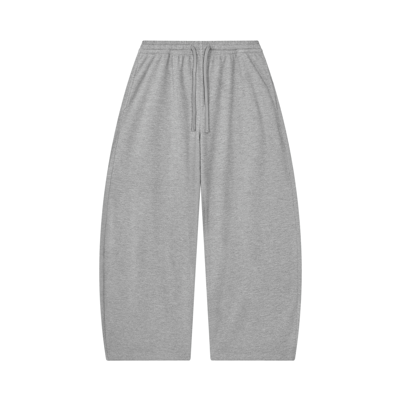 NAVA Waffle Pants in Flower Gray — original Tapstitch garment front view